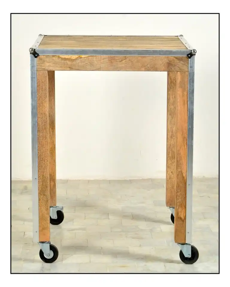 Roadie Chic Reclaimed Table on Wheels (Knock Down) - popular handicrafts